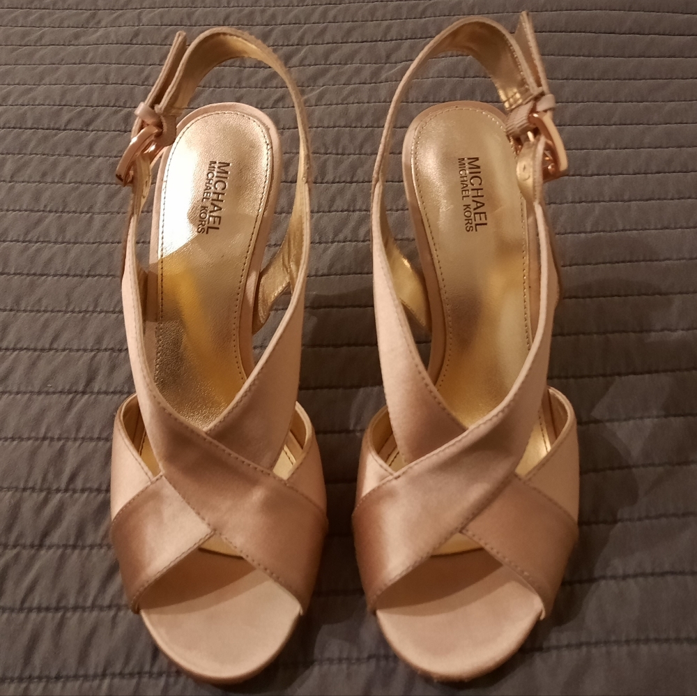 Rose Gold Michael Kors Heels